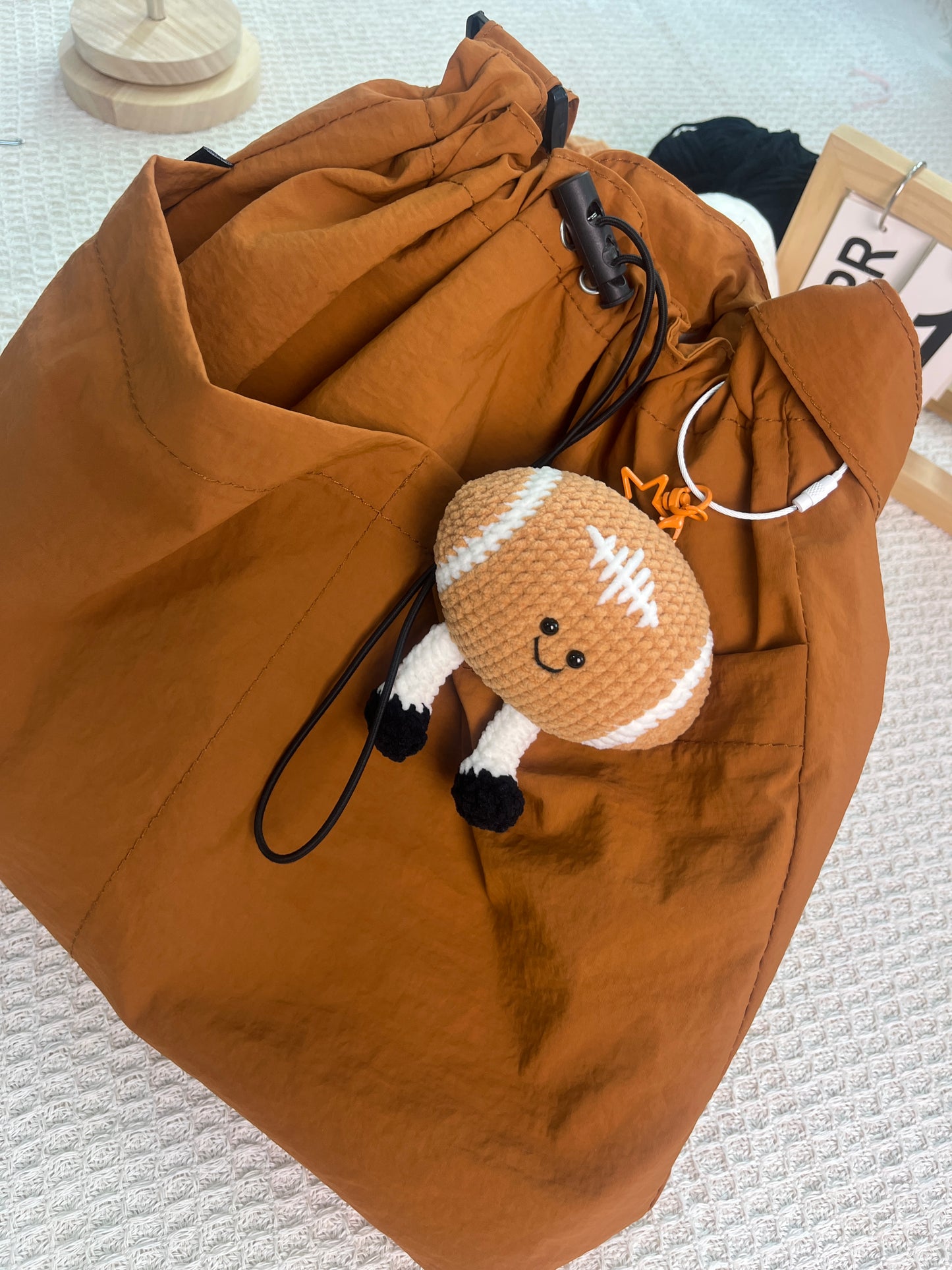 Free Crochet Pattern Crochet Rugby Ball