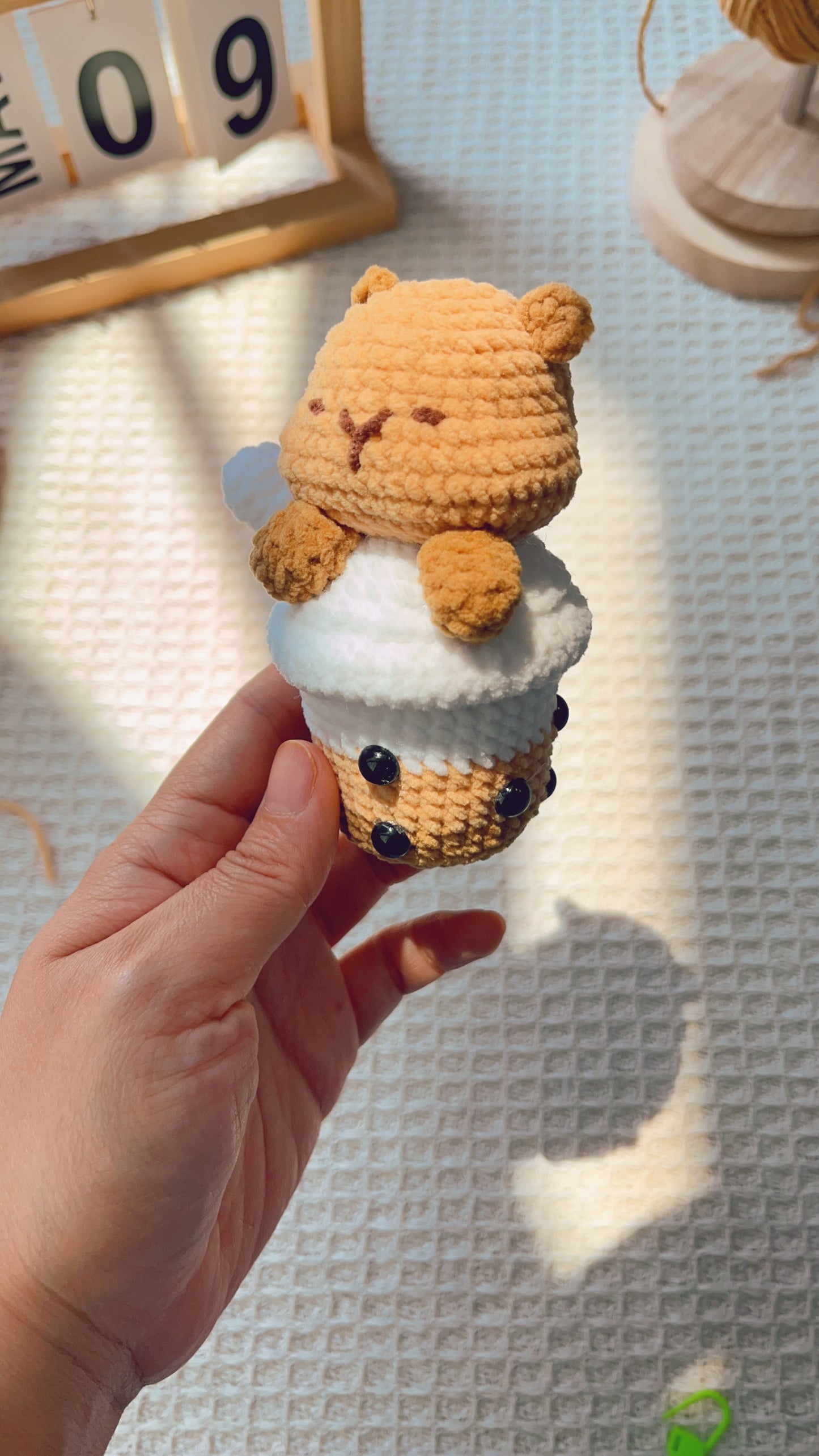 Capybara Cup Crochet Pattern PDF AG0014