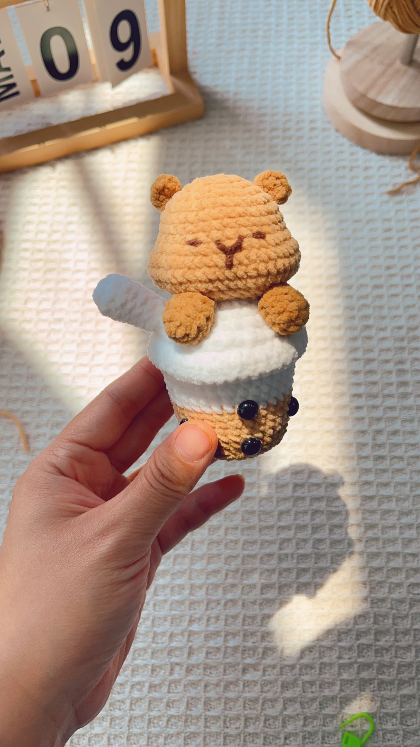 Capybara Cup Crochet Pattern PDF AG0014