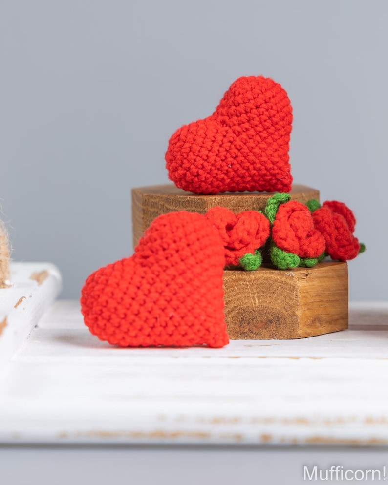 Crochet Valentine Heart Gnome