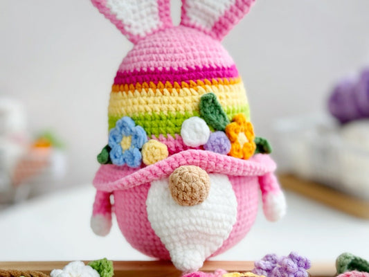 Crochet Easter Egg Bunny Gnome