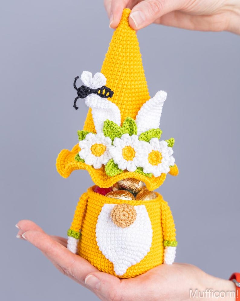 Crochet Easter bunny Gnome