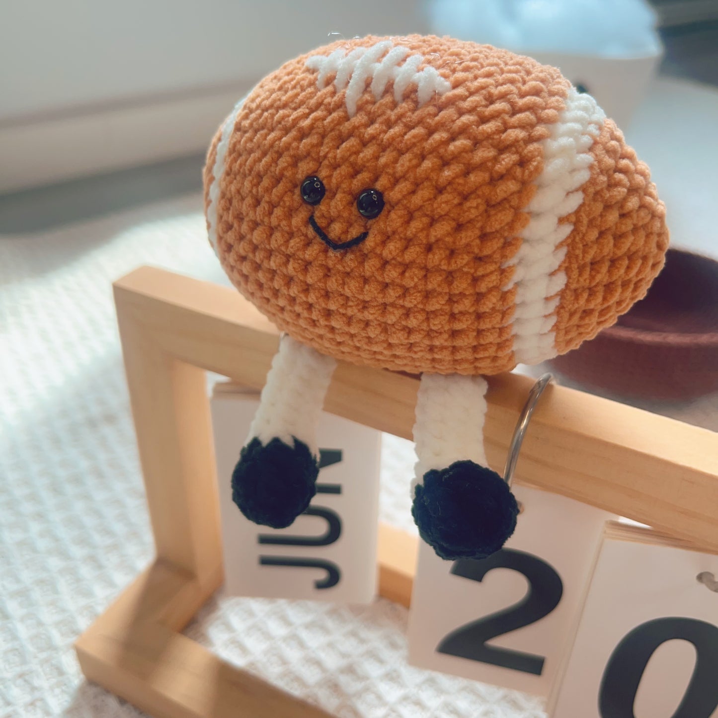 Free Crochet Pattern Crochet Rugby Ball