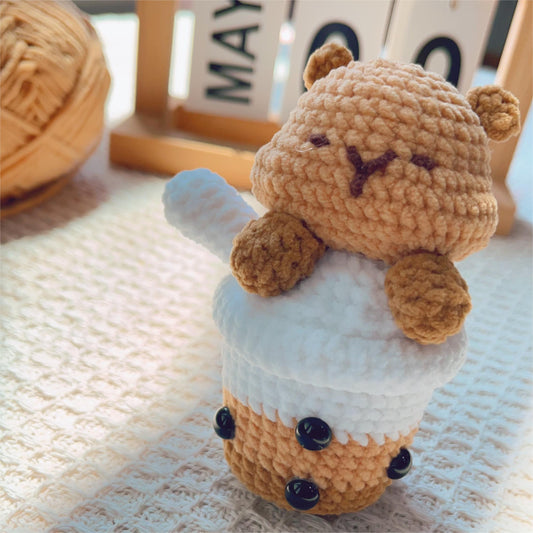 Capybara Cup Crochet Pattern PDF AG0014