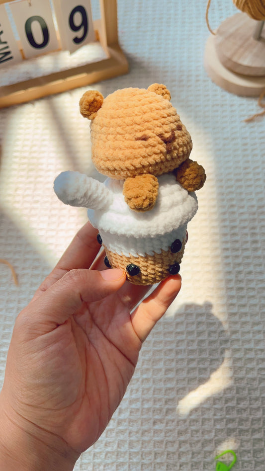 Capybara Cup Crochet Pattern PDF AG0014