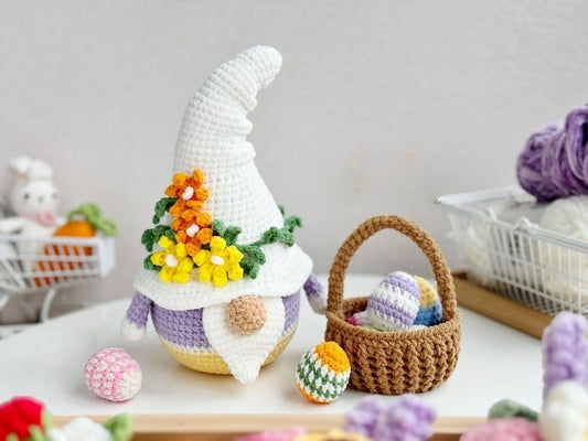 Crochet Easter Gnome Amigurumi