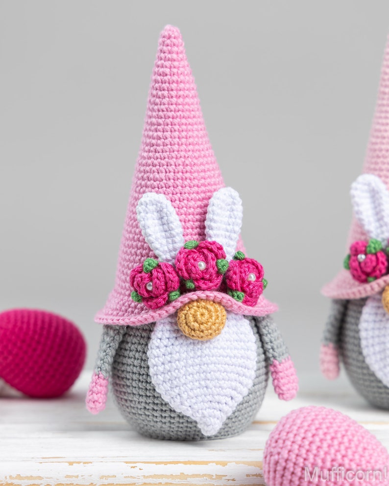 Crochet Easter Bunny Gnomes Corrot