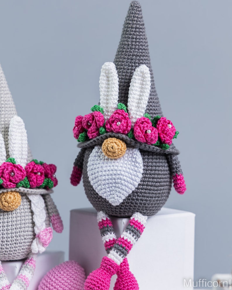 Crochet Easter Bunny gnomes