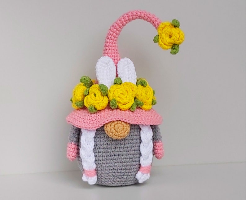 Crochet Easter Gnome bunny