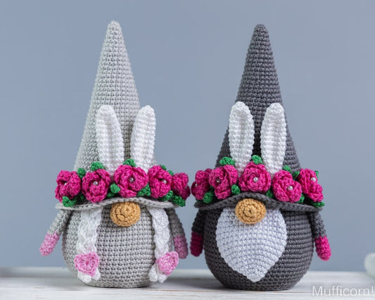 Crochet Easter Bunny gnomes