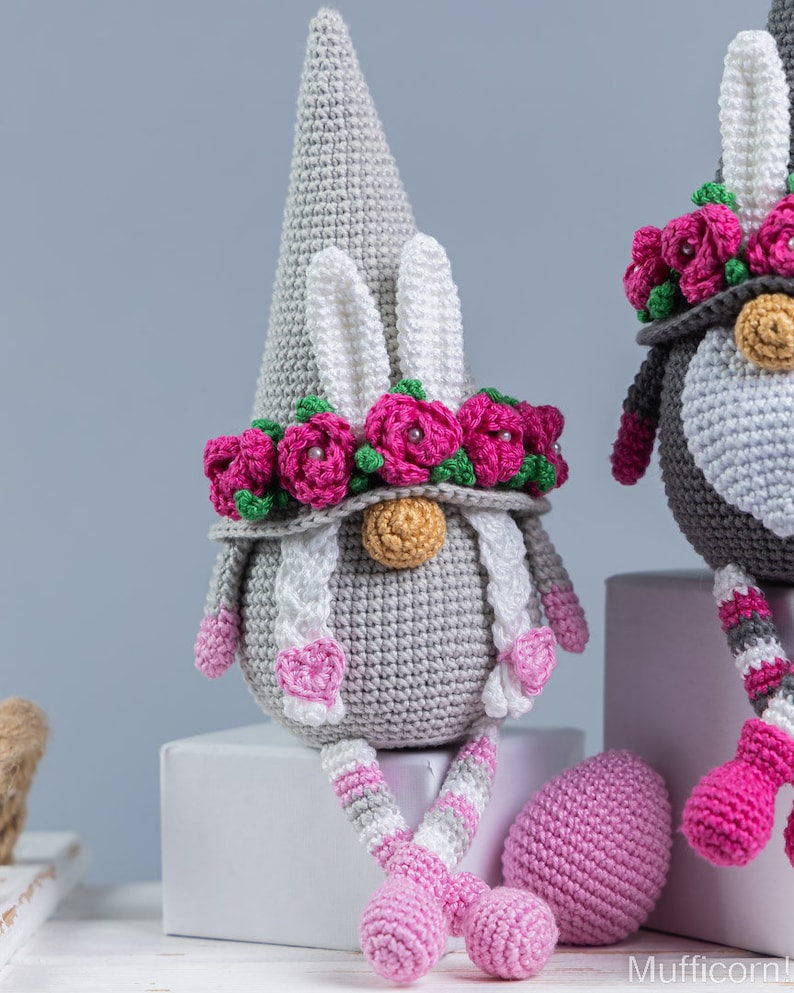 Crochet Easter Bunny gnomes