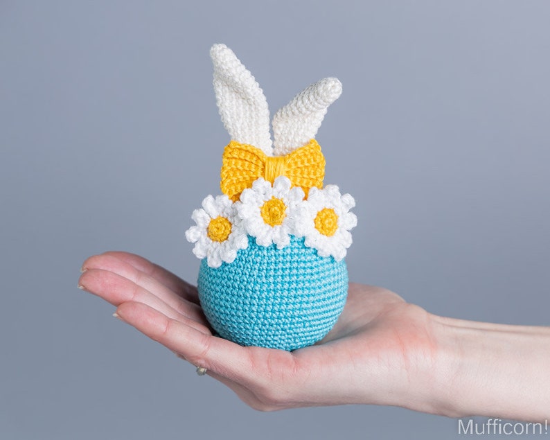 Crochet Easter bunny eggs