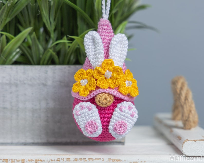 Crochet Easter Bunny Keychains