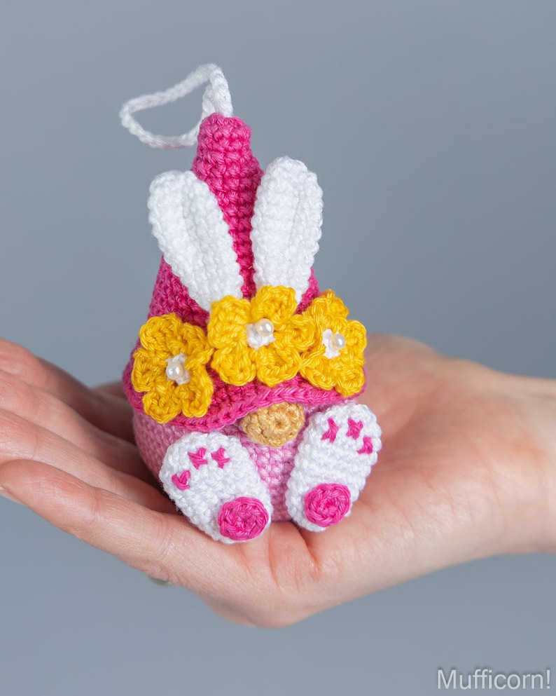Crochet Easter Bunny Keychains