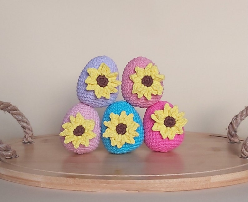 Crochet Easter Bunnies Sunflowers Gnomes