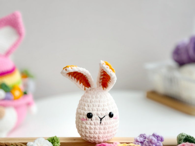 Crochet  Easter Egg Bunny Gnome