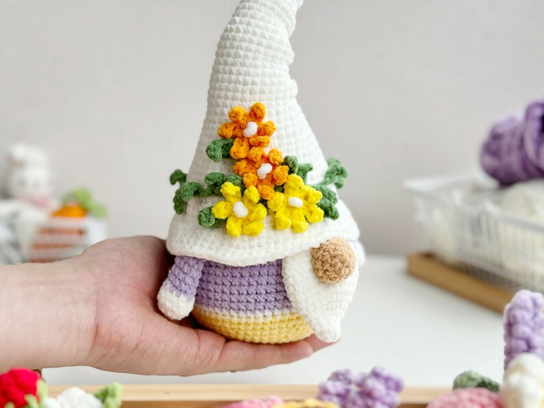 Crochet Easter Gnome Amigurumi
