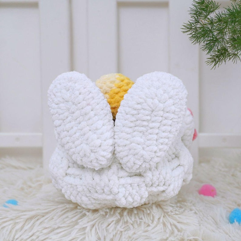 Crochet Bunny & Egg Basket
