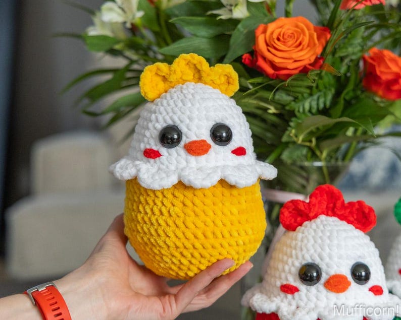 Crochet Easter Day Chicken Egg