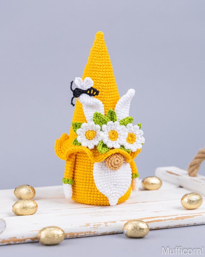 Crochet Easter bunny Gnome