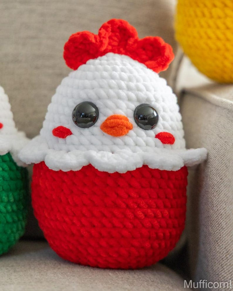 Crochet Easter Day Chicken Egg