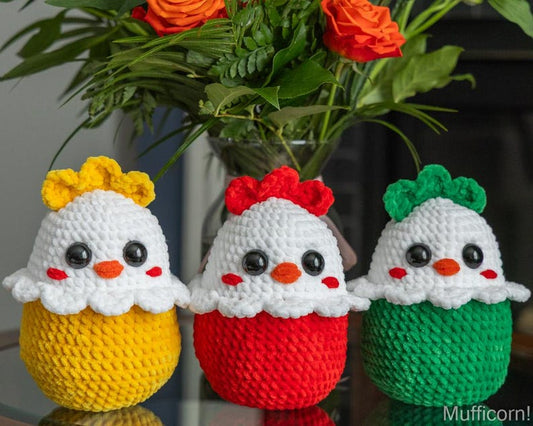 Crochet Easter Day Chicken Egg