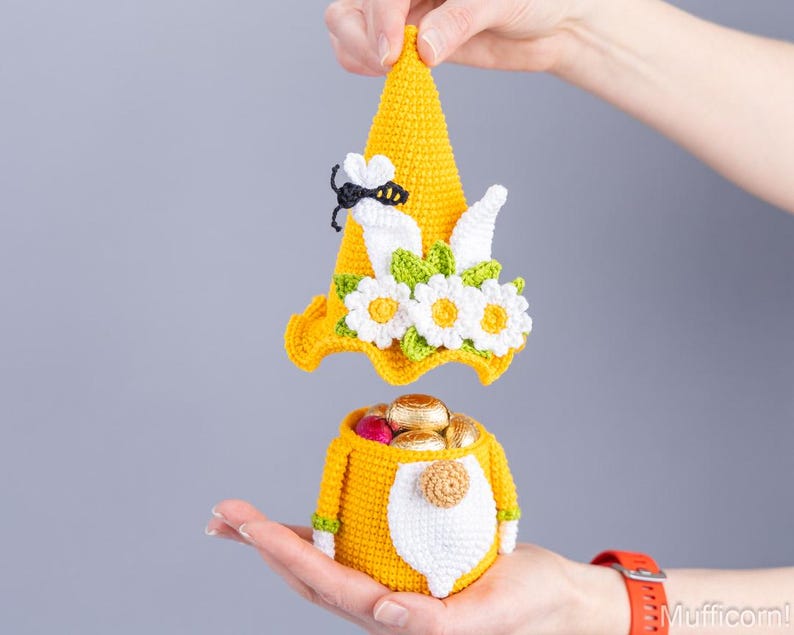 Crochet Easter bunny Gnome